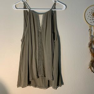 Olive Green Charlotte Russe top.